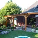 Terrassendach Leimholz, dreku.de, dreku, terrasse