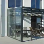 Terrassenüberdachung aus Aluminium