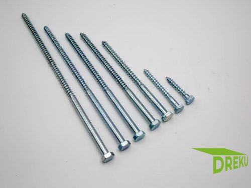 6-Kant Schraube mit Spitzgewinde zur Wandbefestigung