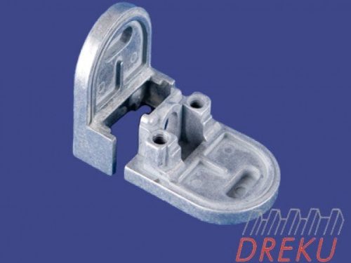 Klemmbefestigung, Plattenstärke 6 oder 8 mm - blank, 6 mm