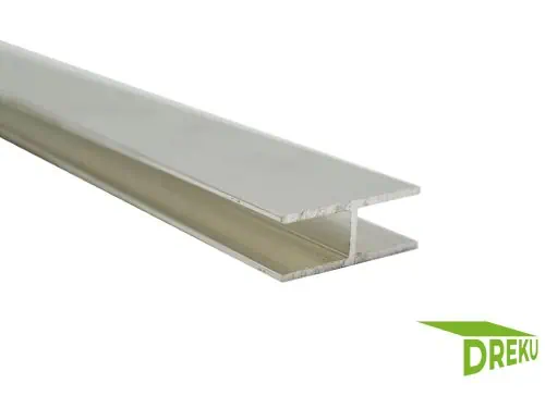Aluminium H - Profil | BLANK | 8 - 10 MM zum einkleben