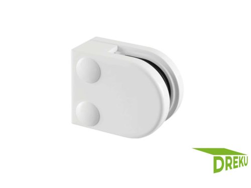 Klemmbefestigung, Plattenstärke 6 oder 8 mm "weiß"