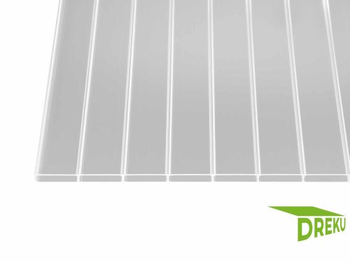 Stegplatte aus Acryl - 16 mm ''klar'' Stegabstand 64 mm EDEL