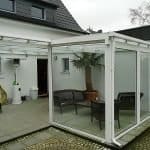 Terrassendach Aluminium, Glasschiebewand, dreku.de, dreku, terrasse