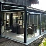 Glasschiebewand, dreku.de, dreku, terrasse
