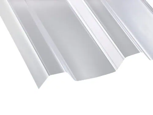 Polycarbonat Lichtplatte | 183/40 | TRAPEZ | klar