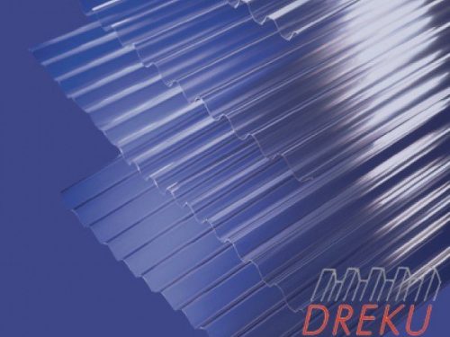 Lichtplatte aus Polycarbonat - 250/49 "klar"