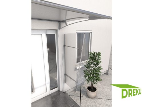 Seitenblende zu Pultvordach WolfsburgXL Acryl