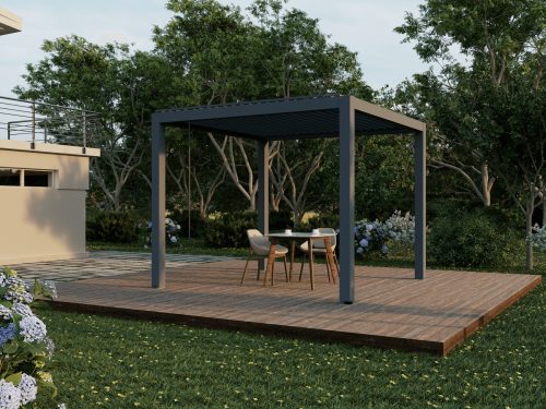 LAMELLENDACH | ELEKTRISCH | FREISTEHEND