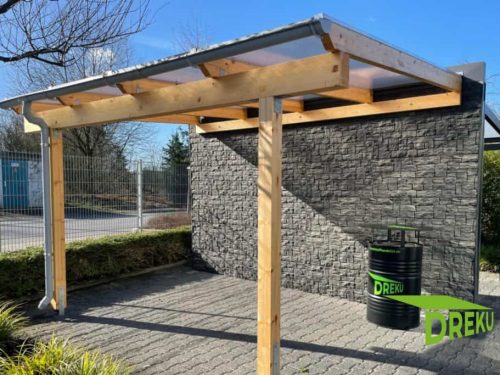 MEIST GEKAUFTE FAMILIENDACH Terrassenüberdachung aus Leimbinderholz