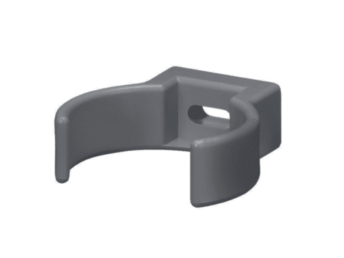 Clip-Rohrschelle (DN 50 anthrazit)