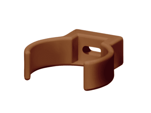 Clip-Rohrschelle (DN 50 braun)