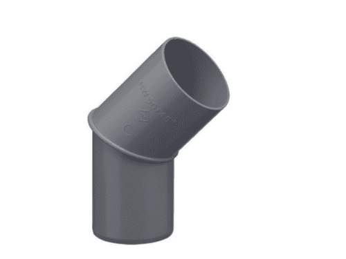 Rohrbogen 45° (DN 50 anthrazit)