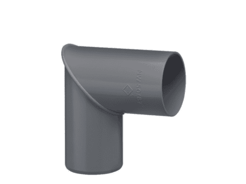 Rohrbogen 87° (DN 50 anthrazit)