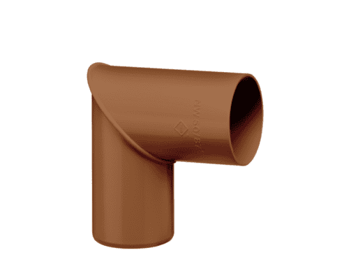 Rohrbogen 87° (DN 50 braun)
