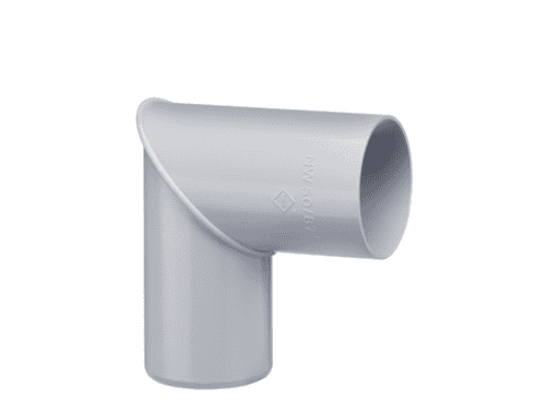 Rohrbogen 87° (DN 50 weiß)