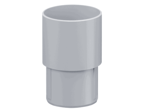 Rohrmuffe zum Stecken (DN 50 grau)