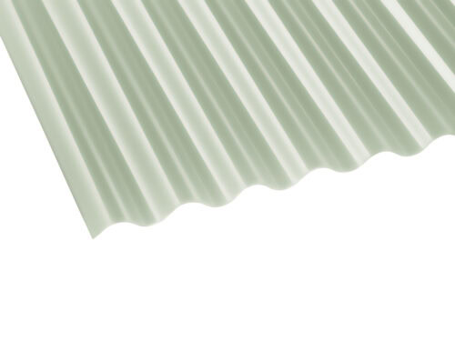 Acrylglas Lichtplatte | 76/18 WELLE | 3 mm | SUNSTOP opal | PREMIUM