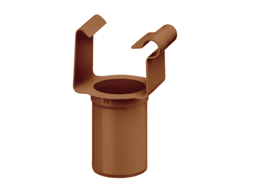 Kastenrinnen-Ablaufstutzen (NW 68 / DN 50 braun)