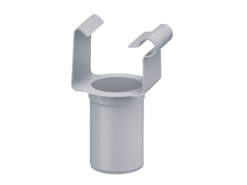 Kastenrinnen-Ablaufstutzen (NW 68 / DN 50 grau)