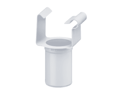 Kastenrinnen-Ablaufstutzen (NW 68 / DN 50 weiß)