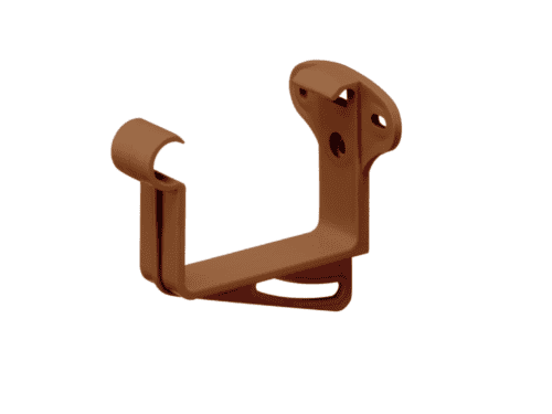 Stirnbrett-Kastenrinnenhalter (NW 68 braun)