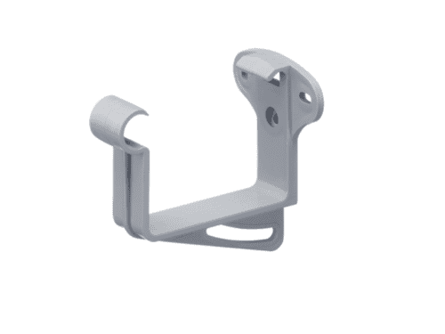 Stirnbrett-Kastenrinnenhalter (NW 68 grau)