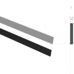 Aluminium Paneel 150x20x2 mm