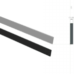 Aluminium Paneel 150x20x2 mm